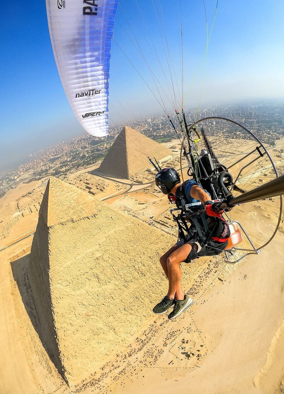 Giza Pyramids Paramotor Flight 