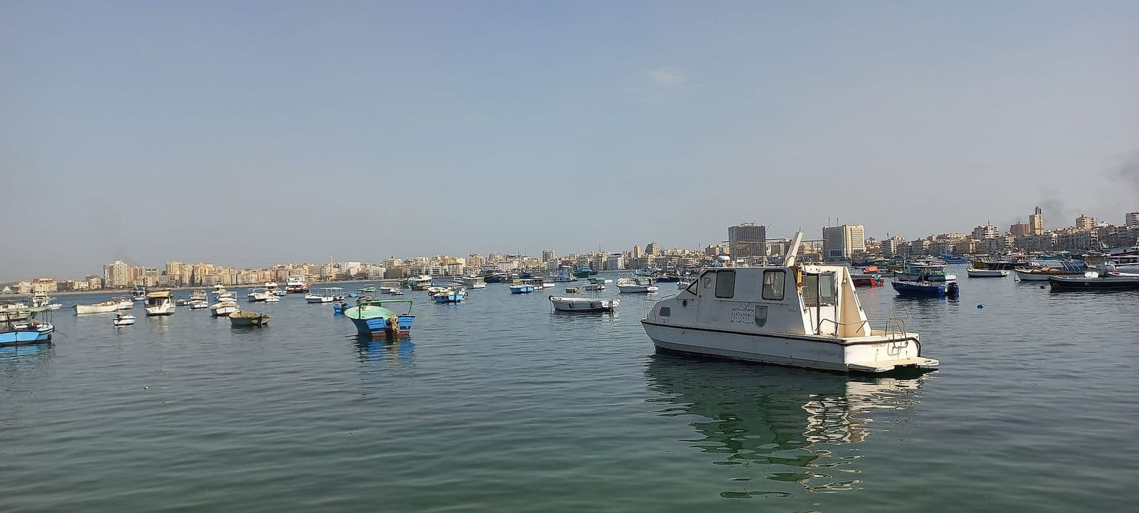 Fishing boats in Alexandria's Eastern Harbour