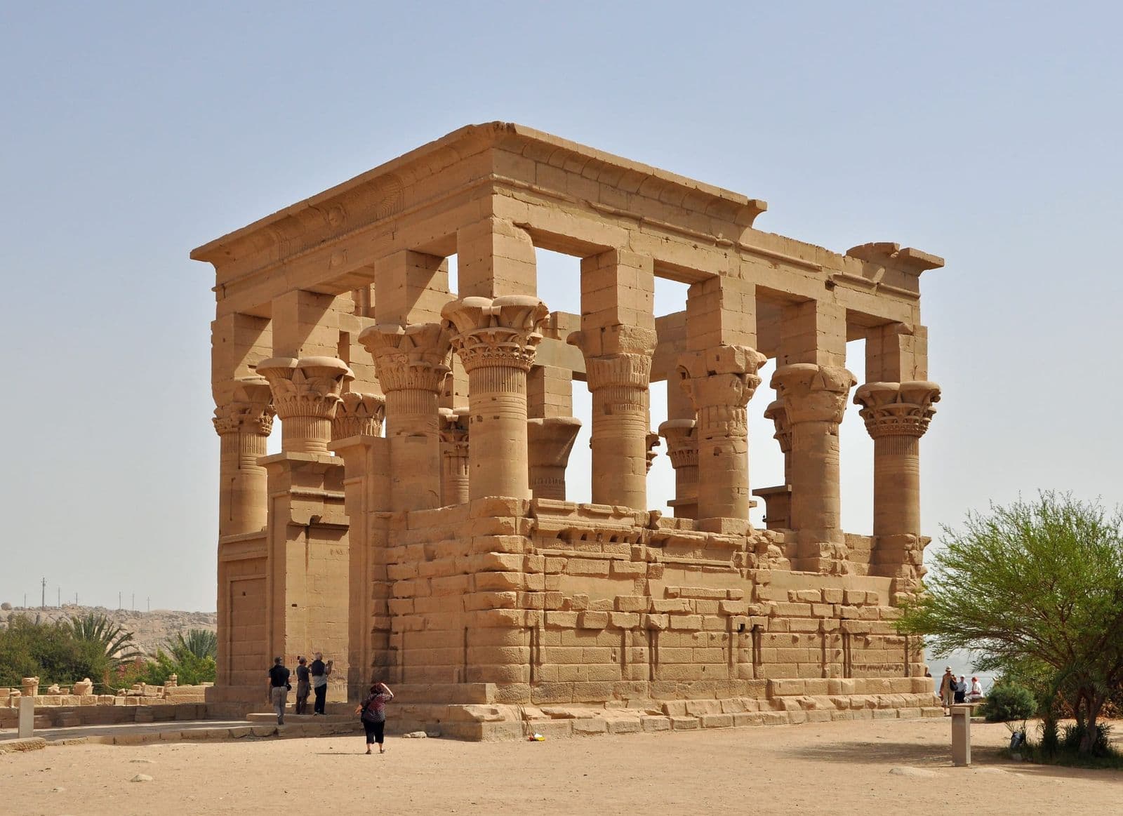 Trajan's Kiosk at Philae Temple near Aswan