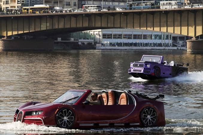 jets car Nile river