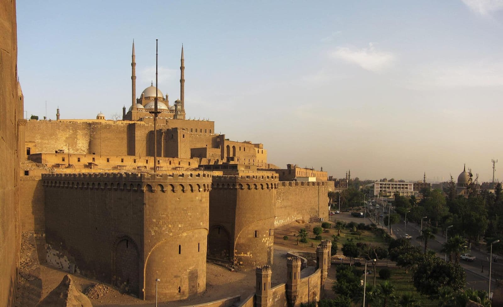 The Citadel of Saladin and the Muhammad Ali Mosque above Cairo