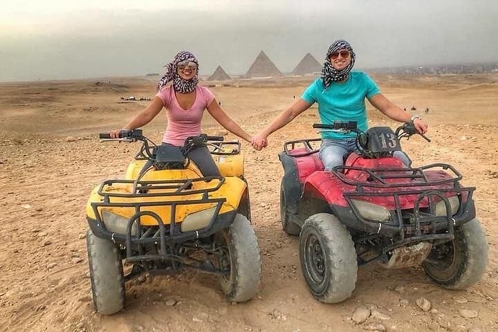 Sunset Quad Bike Ride by the Giza Pyramids