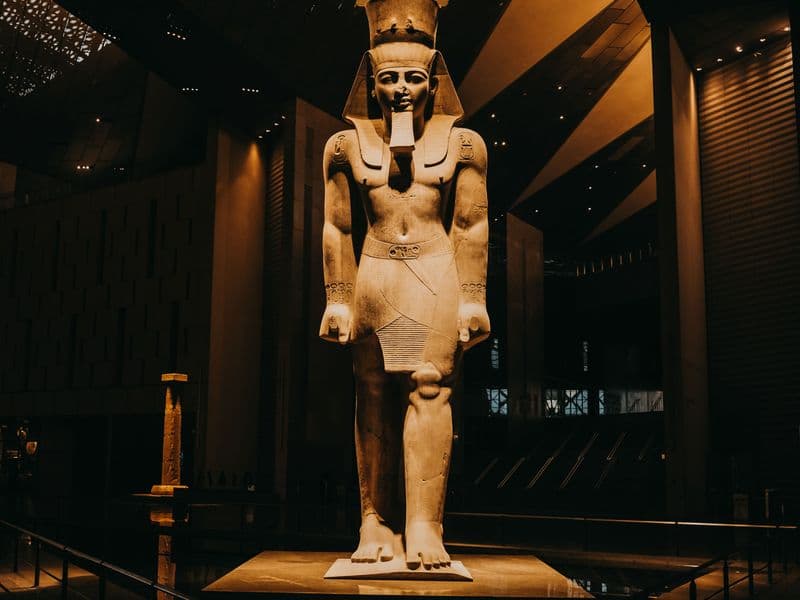 the Great Statue of The Great Ramsis II