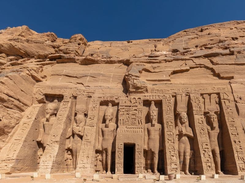 The Temple of Nefertari at Abu Simbel