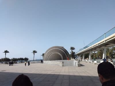The planetarium sphere at the Bibliotheca Alexandrina