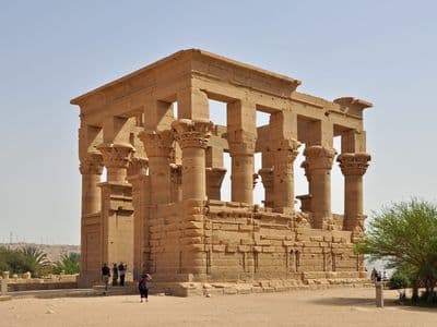 Trajan's Kiosk at Philae Temple near Aswan