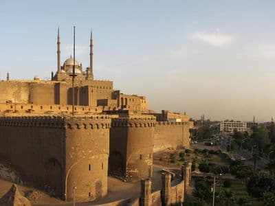 The Citadel of Saladin and the Muhammad Ali Mosque above Cairo