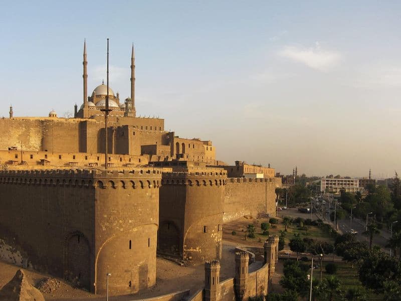 The Citadel of Saladin and the Muhammad Ali Mosque above Cairo